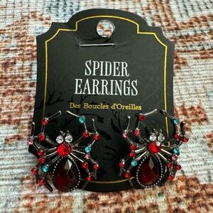 FREE Halloween GIFT with purchase. Spider Earrings.
